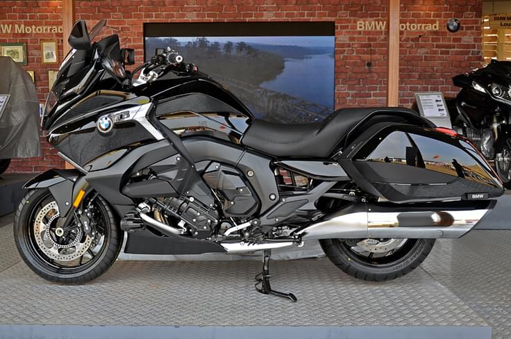 BMW K1600B side view. BMW K1600B side view.