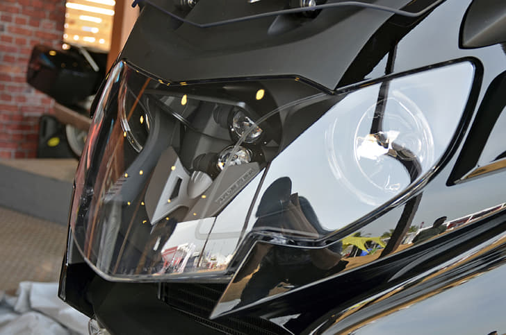 BMW K1600B headlight.