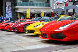 Ferrari 70th anniversary drive in Mumbai image gallery
