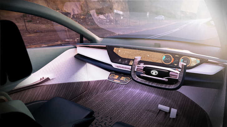 Tata kept the 45X's cabin under wraps at the Auto Expo but the design rendering give an idea of what it's like.