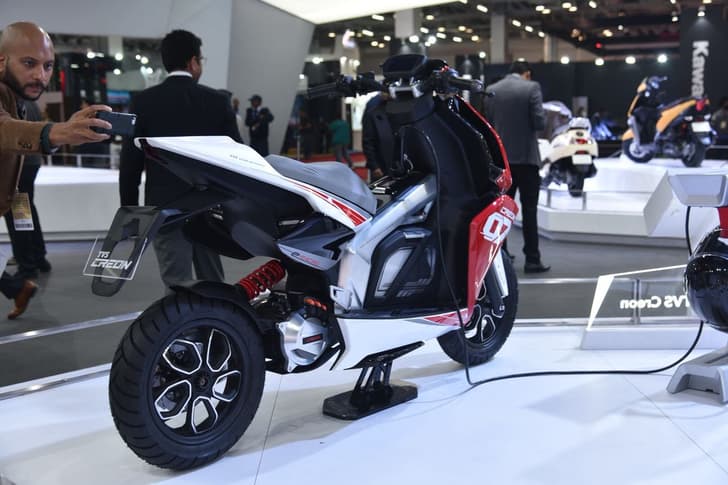 TVS Creon scooter concept image gallery
