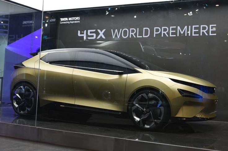 Tata Motors’ hatchback concept is quite the looker. The 45X has a confident stance and uses light-catching elements to great effect. Tata Motors’ hatchback concept is quite the looker. The 45X has a confident stance and uses light-catching elements to great effect.