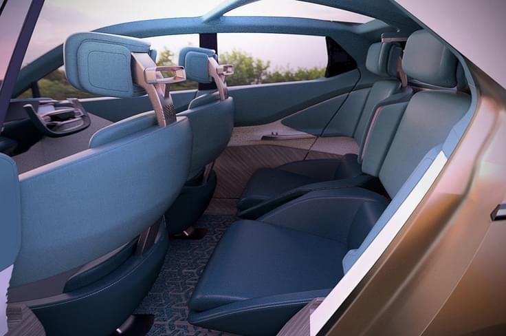 The 45X will make clever use of colour combinations to enhance the cabin environment. The 45X will make clever use of colour combinations to enhance the cabin environment.