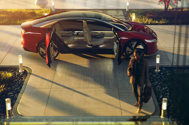Volkswagen I.D. Vizzion sedan concept image gallery