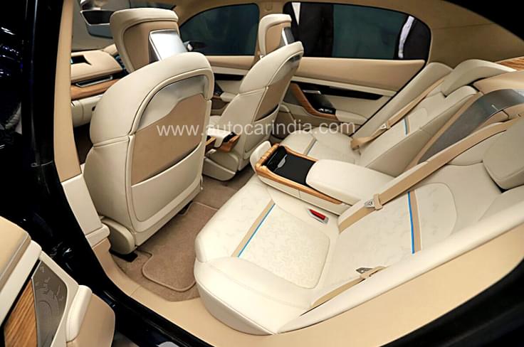 Rear section of EVision cabin is big on space. Rear section of EVision cabin is big on space.