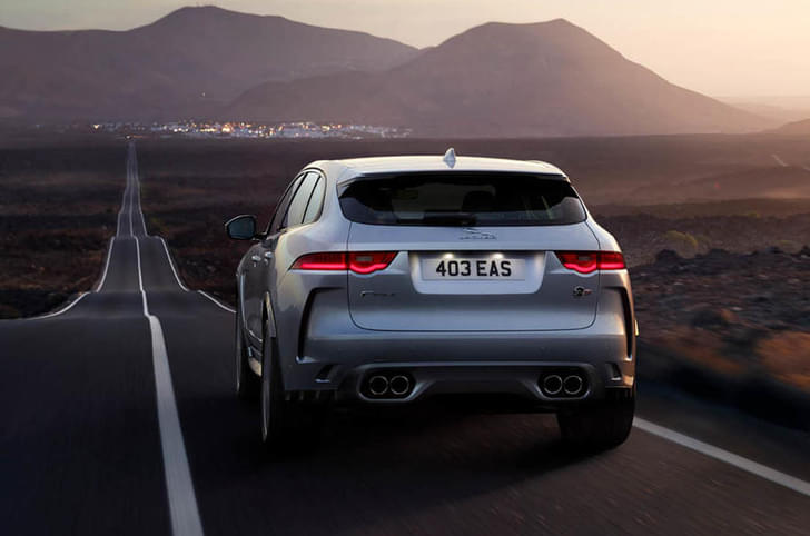 Jaguar F Pace Rear View