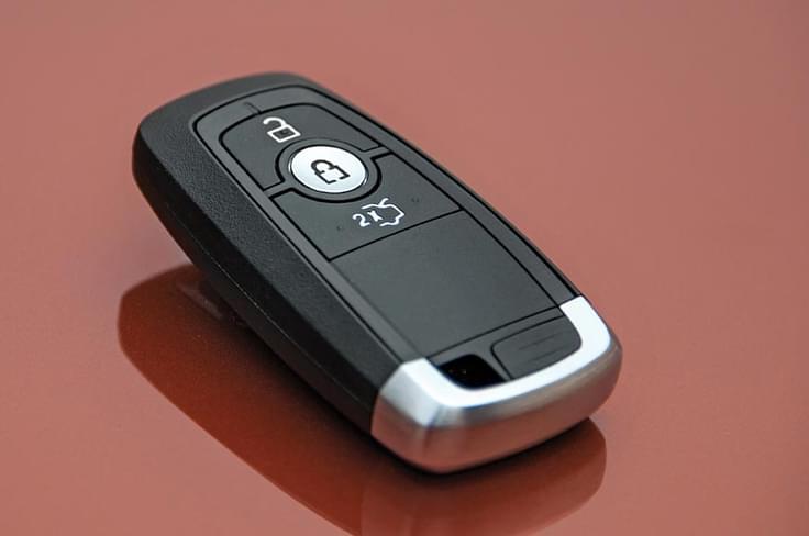 Chunky key fob feels expensive. Chunky key fob feels expensive.