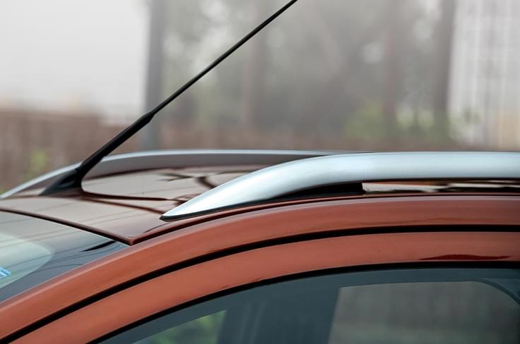 Roof rails among the typical crossover-like styling changes. Roof rails among the typical crossover-like styling changes.