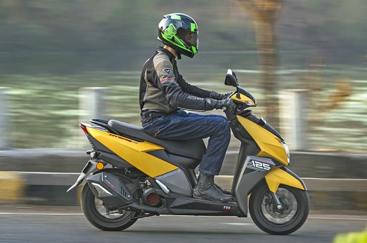The Ntorq 125's seat is the comfiest of the three although the riding position could be sportier.