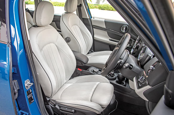 It’s a Mini, so bolsters are big; they need to be.