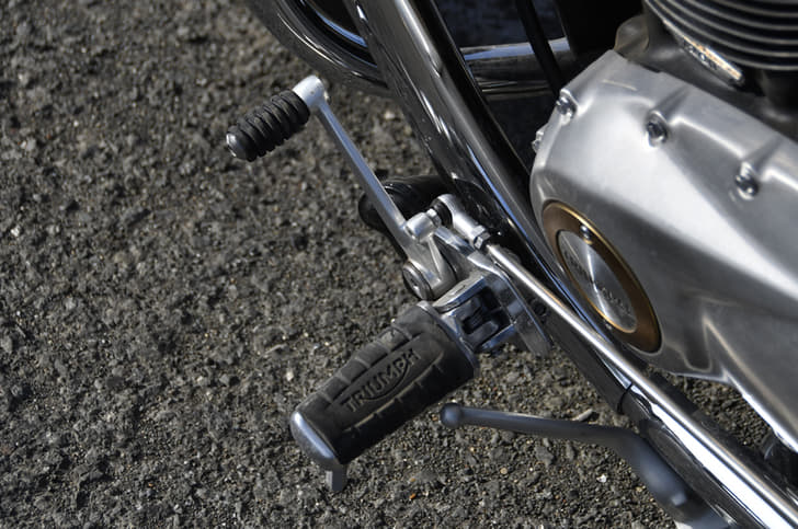 Feet-forward stance great on the highway; needs patience in traffic.