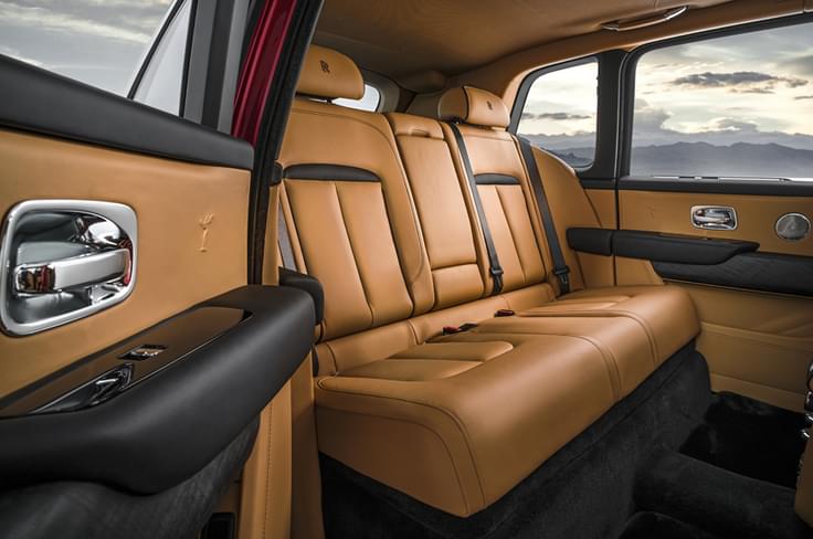 In standard form, the Cullinan will be available as a five-seater. In standard form, the Cullinan will be available as a five-seater.