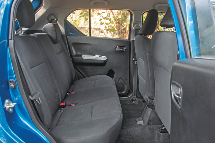 Overall, the Maruti's cushioning is a bit soft.