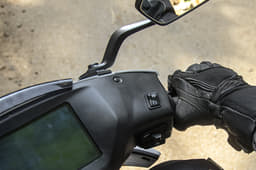 Riding geometry could be better - remember to stick your knee out for slow-speed turns!