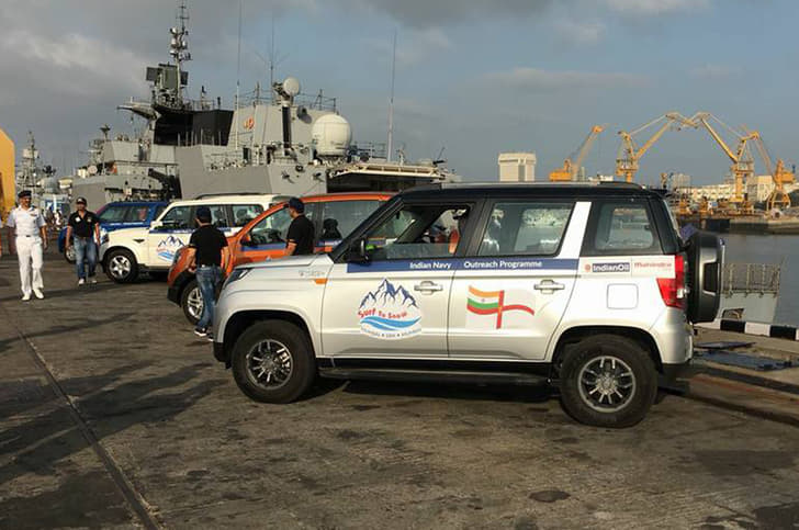 At the Mumbai docks.
