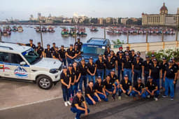 The flag off in Mumbai.