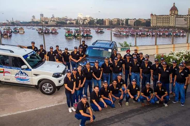 The flag off in Mumbai. The flag off in Mumbai.