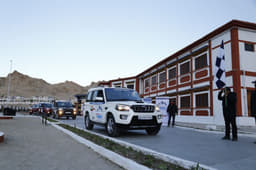 The beginning of the return leg starting in Leh.