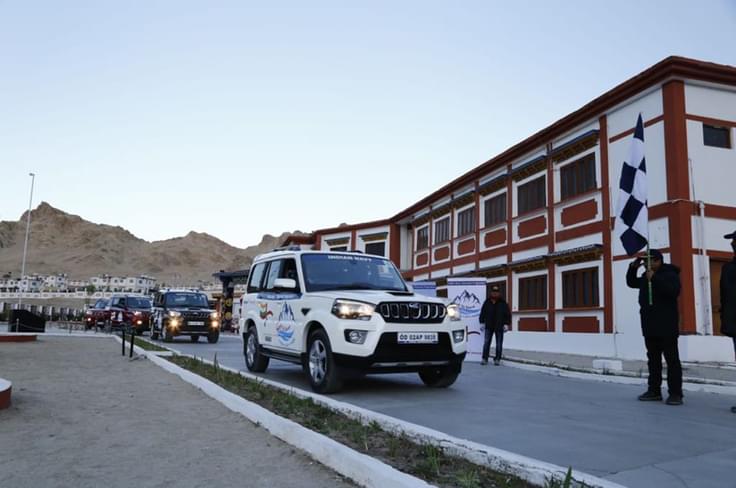 The beginning of the return leg starting in Leh. The beginning of the return leg starting in Leh.