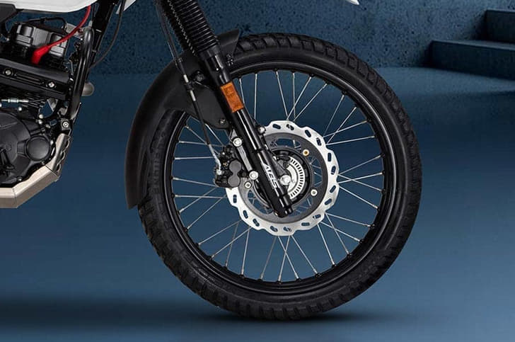 The XPulse features single-channel ABS.