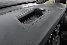 Big storage box on dash but not easy to access. Plastic quality on dash looks and feels quite rich too.