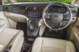 Dash design is clean and material quality is largely impressive.