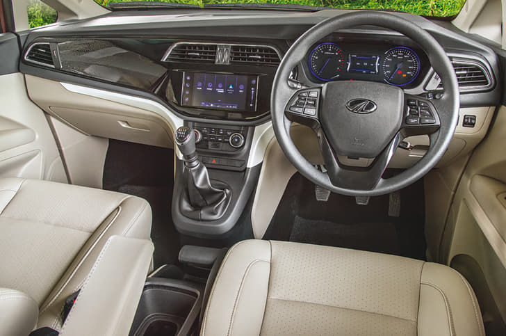 Dash design is clean and material quality is largely impressive.