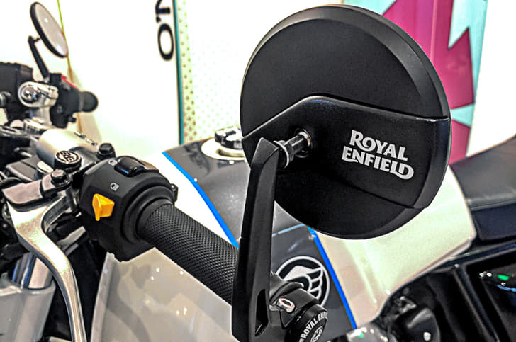 Optional bar end mirrors