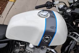 The 12.5 litre fuel tank