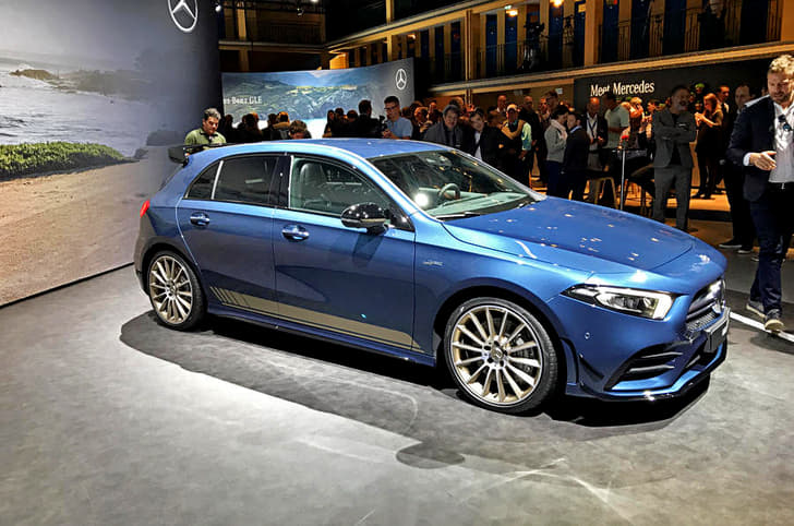 The all-new A-class from Mercedes-Benz