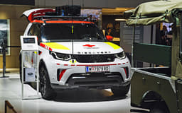 The Land Rover SVO Discovery Red Cross