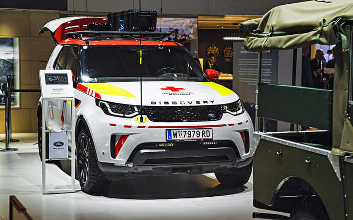 The Land Rover SVO Discovery Red Cross