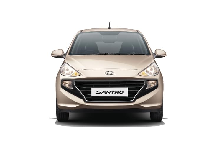 The Santro is available in seven exterior colour options. The Santro is available in seven exterior colour options.