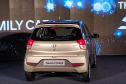 Large glasshouse should make the Santro feel airy.