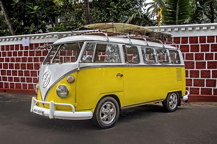 Ryan Oberoi’s 1967 split-window Bus – finished in yellow - was a hit with the crowds. Ryan Oberoi’s 1967 split-window Bus – finished in yellow - was a hit with the crowds.