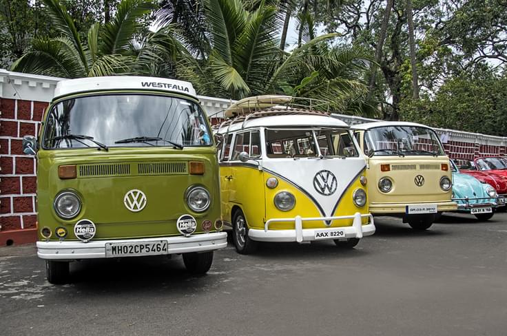 Several iterations of the VW Bus were in attendance. Several iterations of the VW Bus were in attendance.
