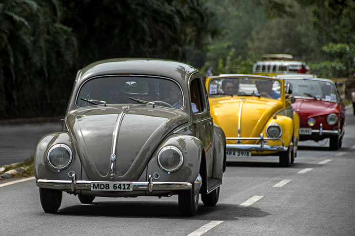 Over 50 classic Volkswagens were part of the weekend drive, in Goa.