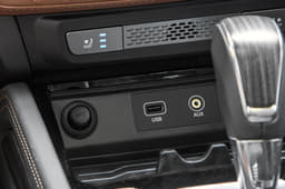 Ventilated front seats are a segment-first feature. 