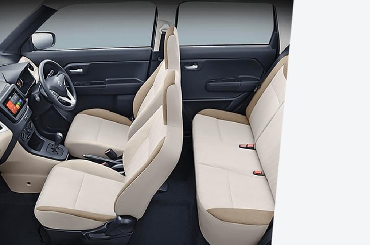 As the new Wagon R is bigger, it is also far more spacious on the inside than the older model. As the new Wagon R is bigger, it is also far more spacious on the inside than the older model.