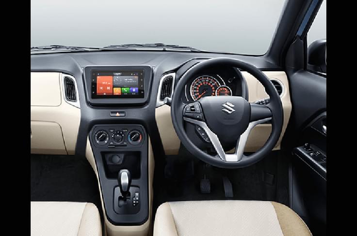 The cabin is more upmarket than the outgoing Wagon R The cabin is more upmarket than the outgoing Wagon R