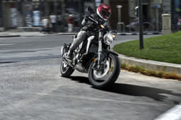 The bike has a kerb weight of just 143kg.