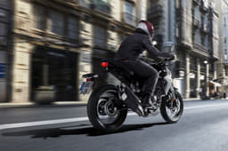 The design towards the rear is minimalistic.