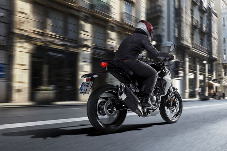 The design towards the rear is minimalistic.