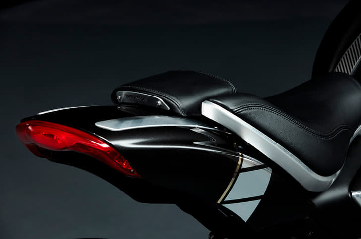 Floating rear section modernizes the design.