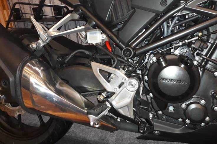 Honda CB300R footpeg. Honda CB300R footpeg.