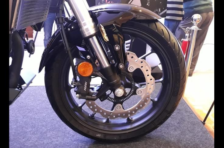 2019 Honda CB300R front brake. 2019 Honda CB300R front brake.