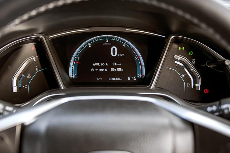 Digital instrument screen looks attractive. Digital instrument screen looks attractive.