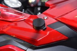 The 12V charging socket on the TRK is part of standard equipment.