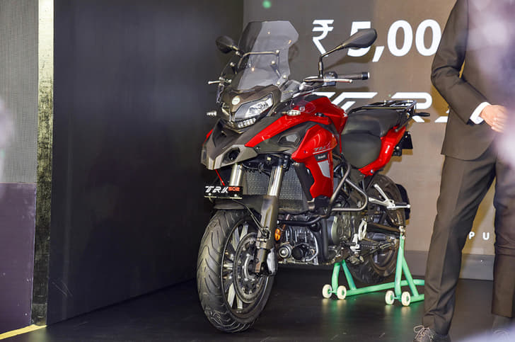 The TRK 502 has been launched at Rs 5 lakh (ex-showroom).
