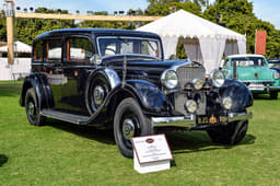 1936 Mercedes-Benz 290 Pullman Sedan owned by Mrignanini Singh Khimsar.